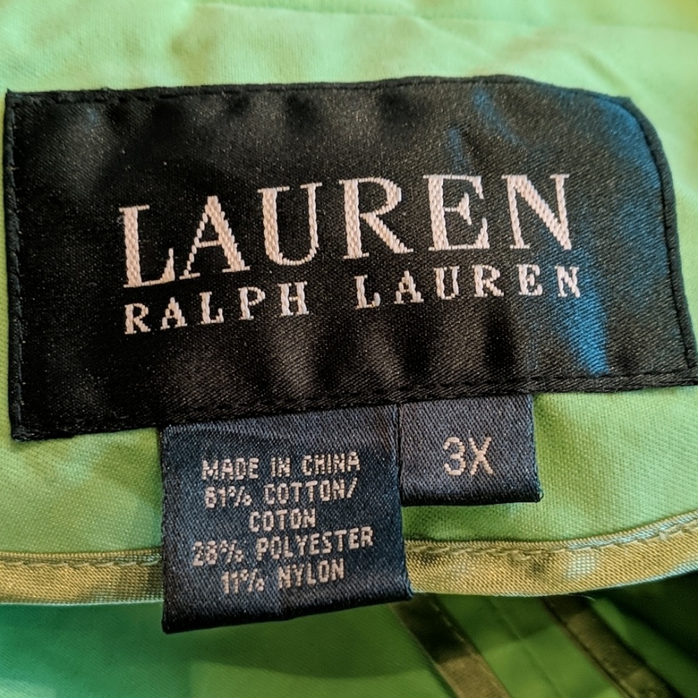 Lime Green Ralph Lauren Raincoat